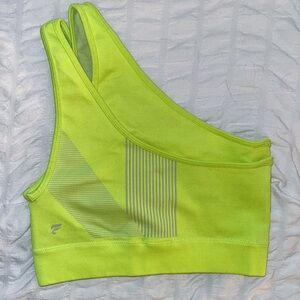XS fabletics one shoulder sports bra